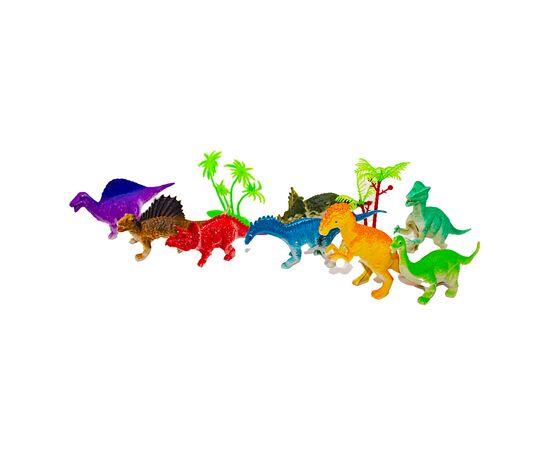 Animal figures 8 pieces multicolored